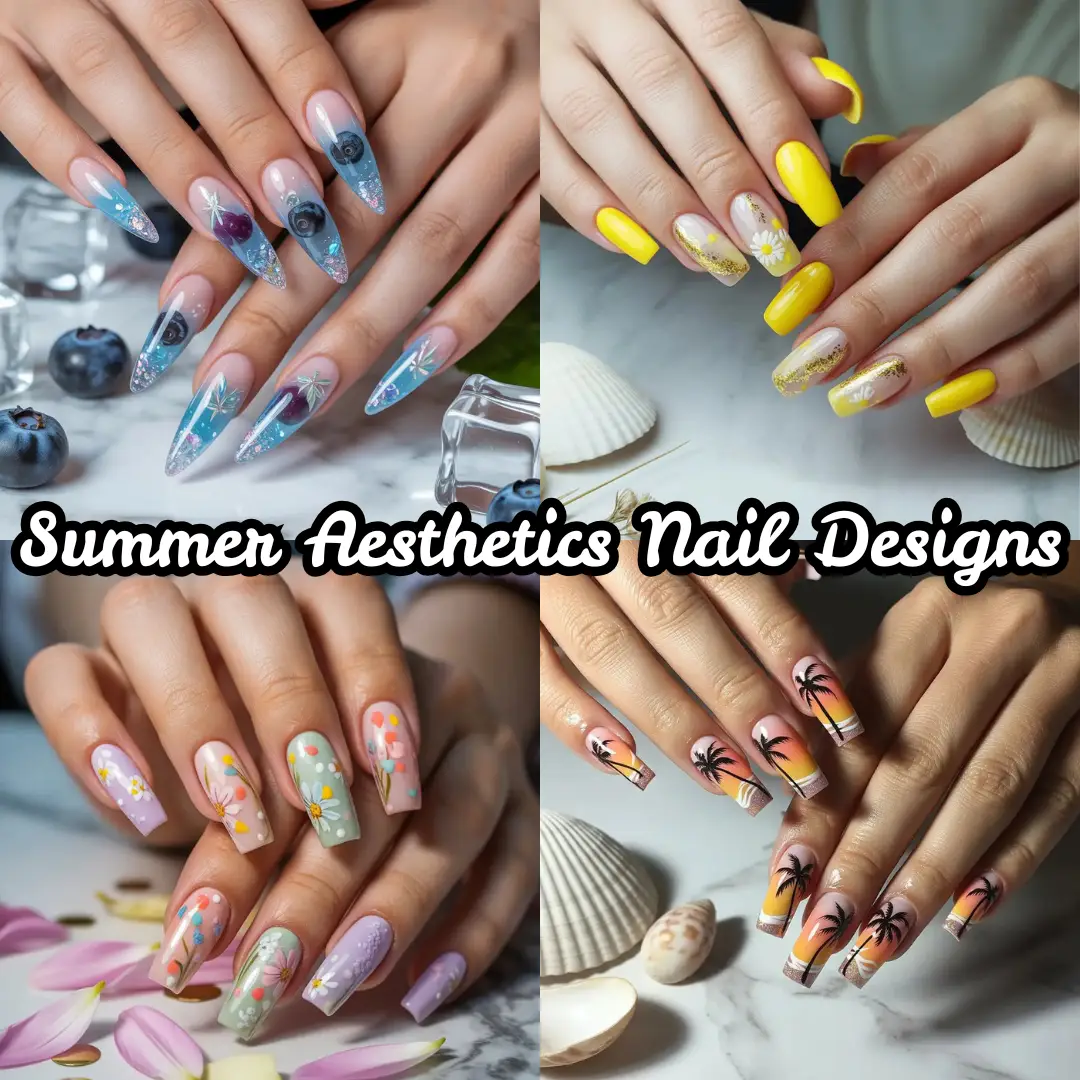 Summer Aesthetics Nail Designs