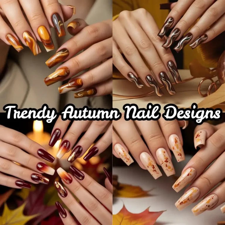Trendy Autumn Nail Designs