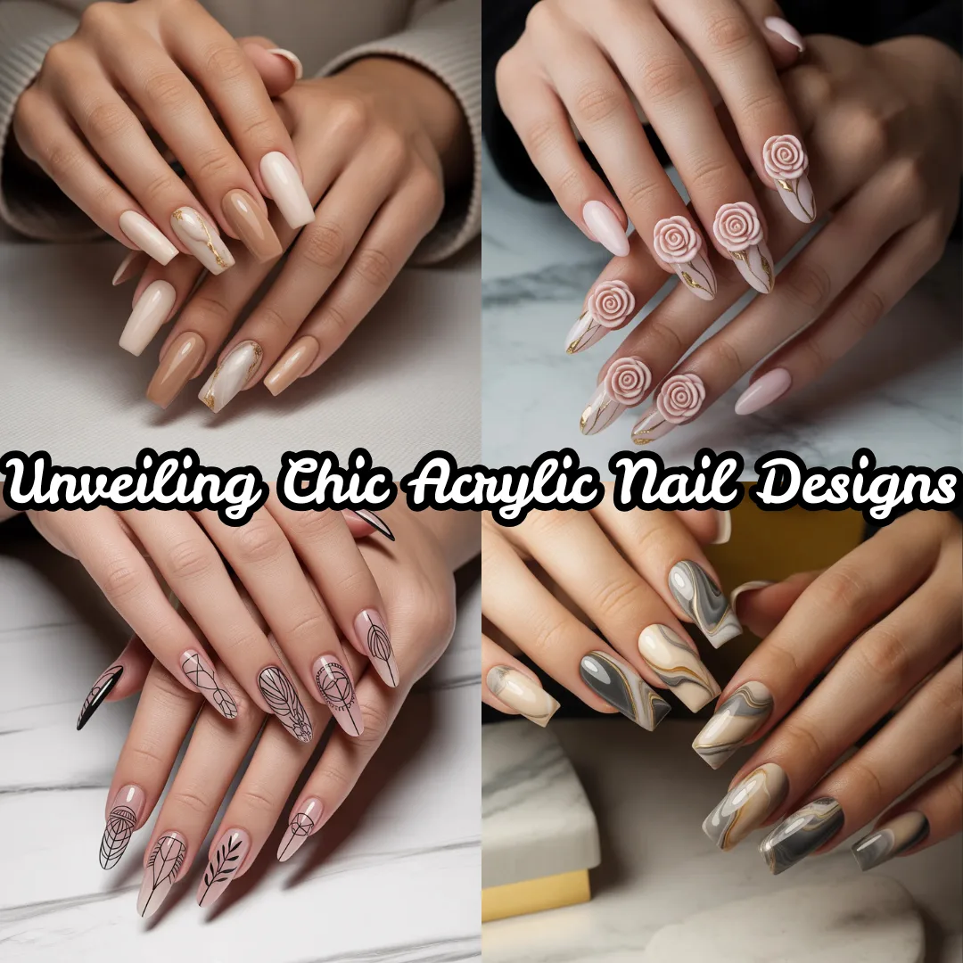 Unveiling Chic Acrylic Nail
