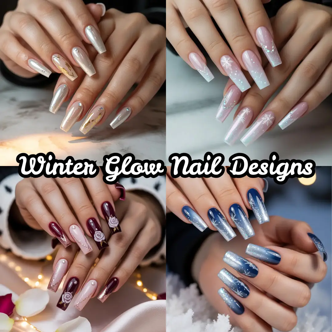 Winter Glow Nails