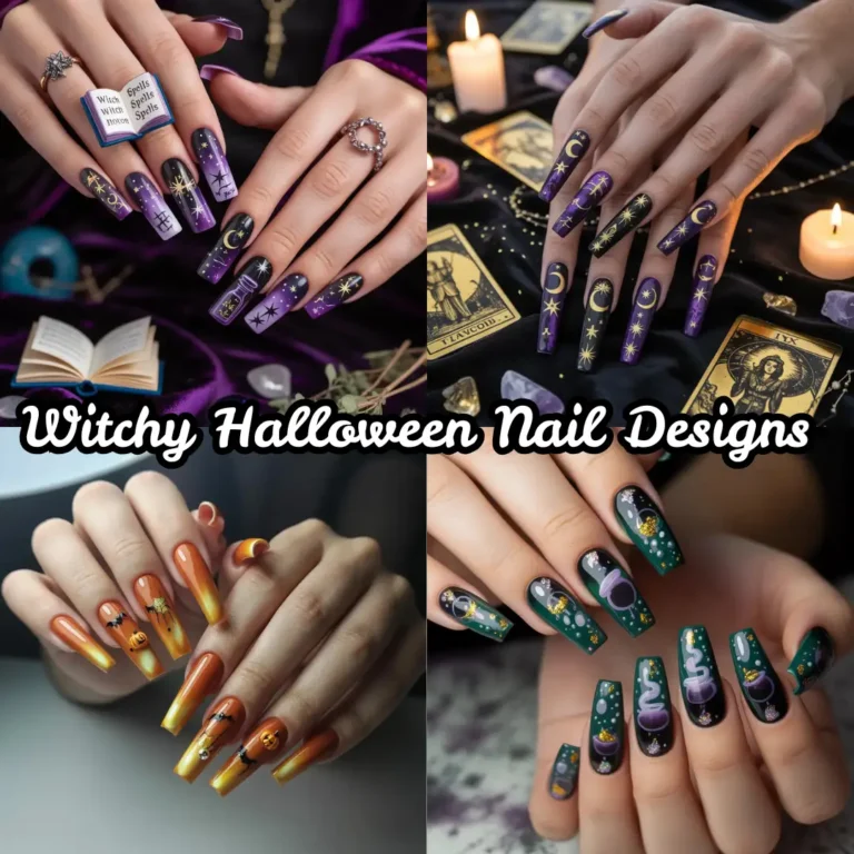 Witchy Halloween Nail Designs