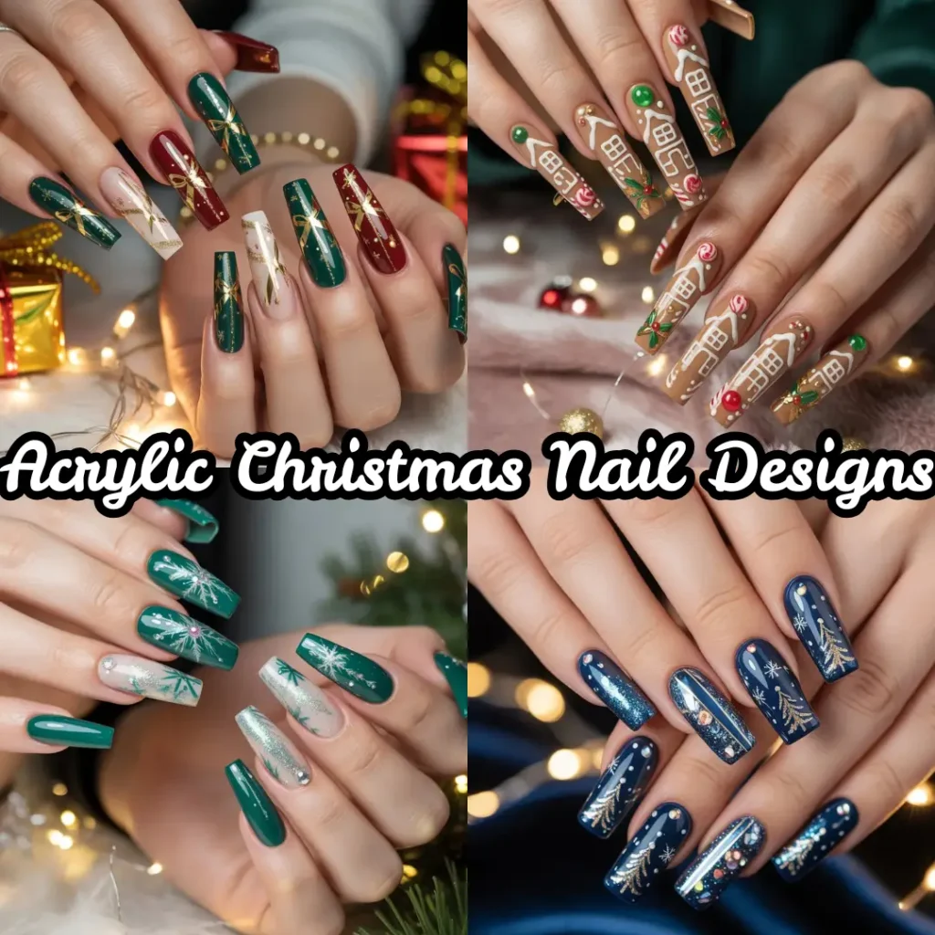 Acrylic Christmas Nail Designs