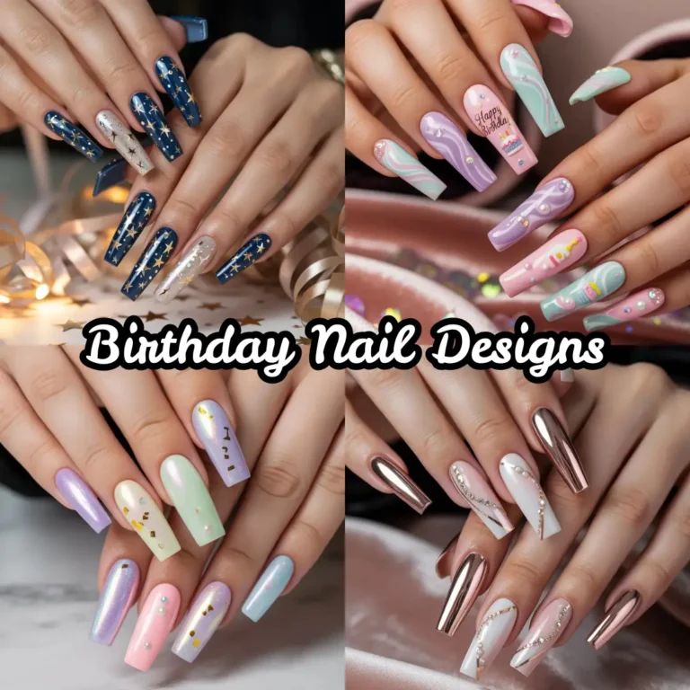 Birthday Nail Designs