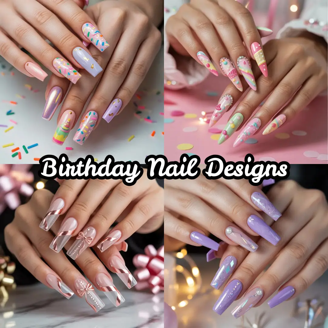 Birthday Nail Designs