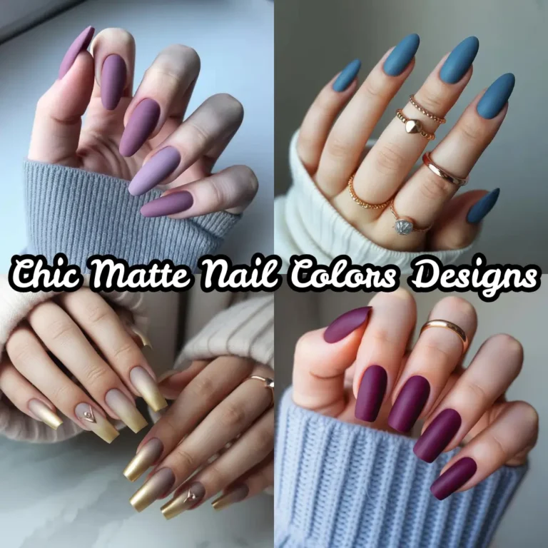 Chic Matte Nail Colors