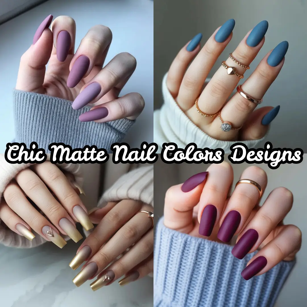 Chic Matte Nail Colors