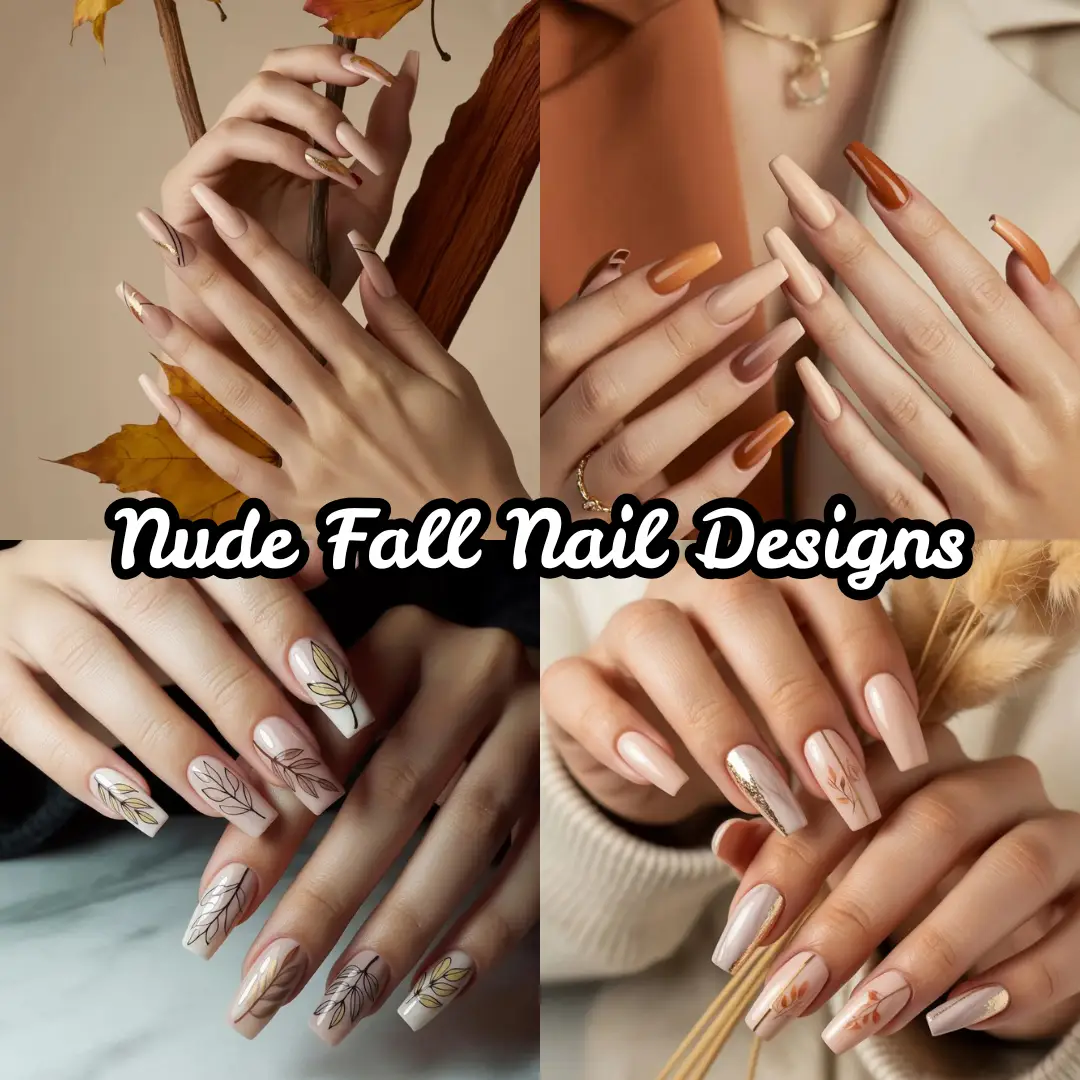 Nude Fall Nail Designs
