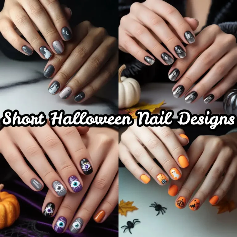Short Halloween Nail Designs