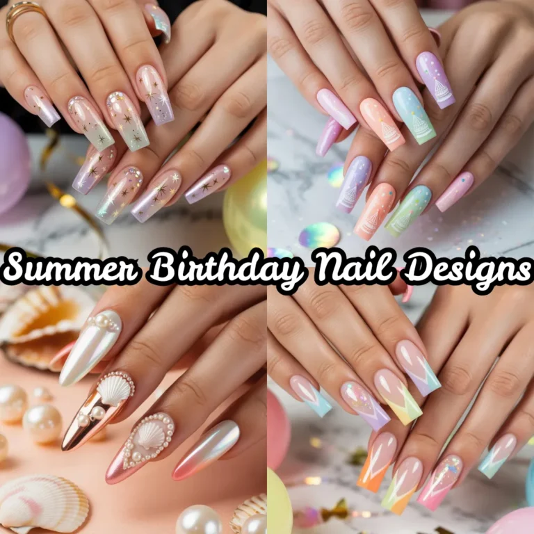 Summer Birthday Nail Designs