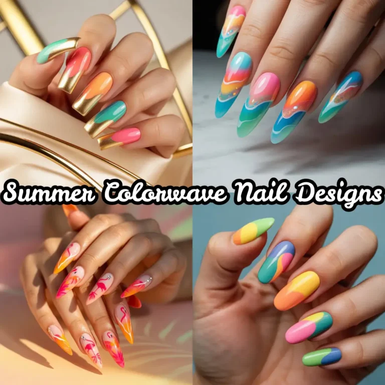 Summer Colorwave Nail Designs